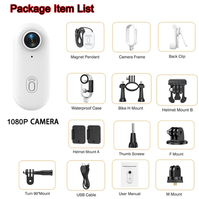 FHD 1080P (Blanc)