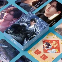 Love and Deepspace Decor Starlight Laser Lomo Card Photo HD Xavier Zayne Sylus Album Photo Card for Fans Collect Postcard 55PCS 2
