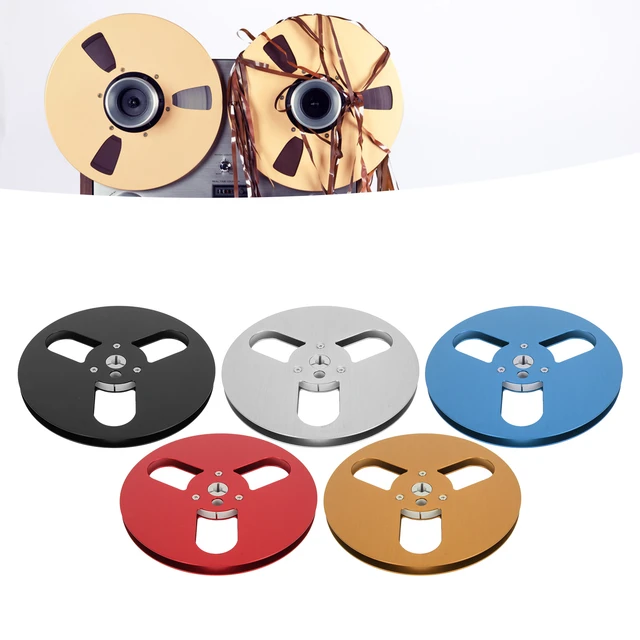 1/4 7 Inch Empty Tape Reel Aluminum Alloy Wind Resistance 3 Holes Open Reel  Sound Takeup Reel for Recording for Nab - AliExpress