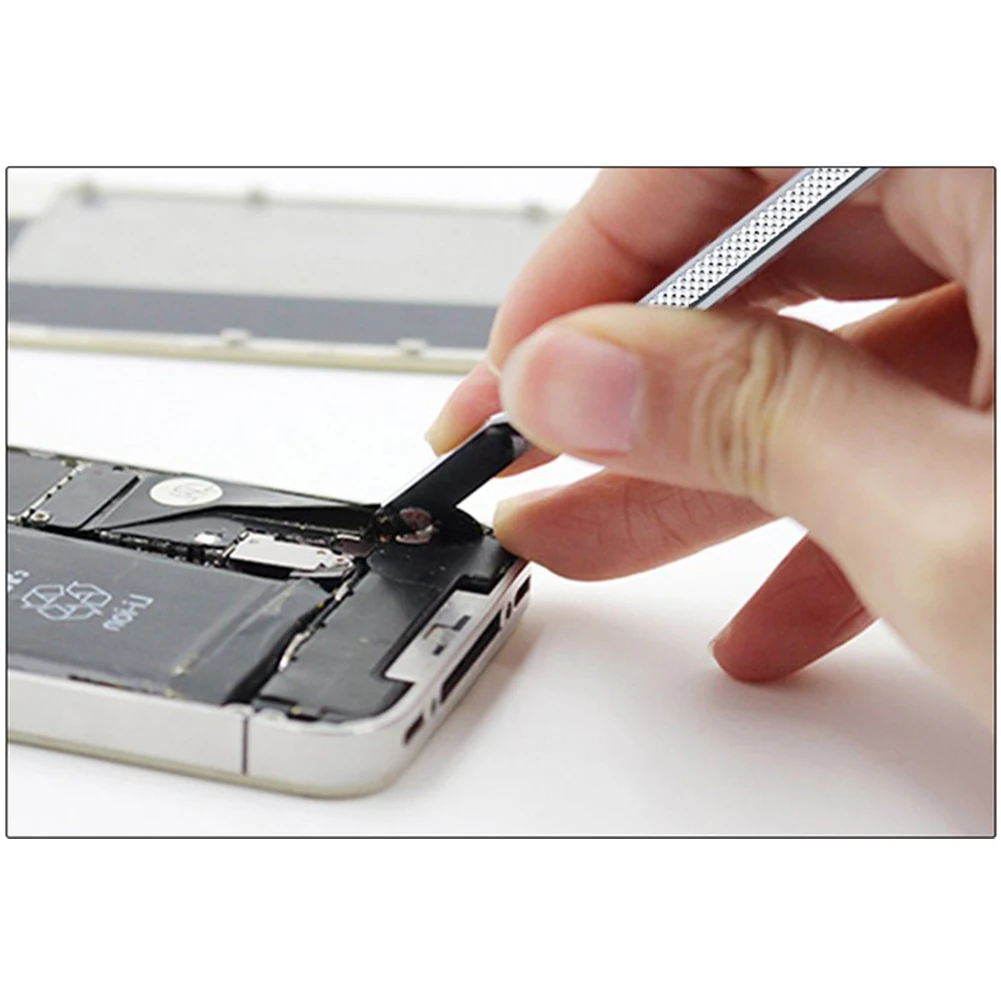 Metal Pry Bar Pry Bar Metal Spudger Disassembly Crowbar Stainless Steel Crowbar Repair Opening Pry Hand Tool Phone Spudger Metal Tablet Pry Opening Repair Tools Phones Disassemble Tool