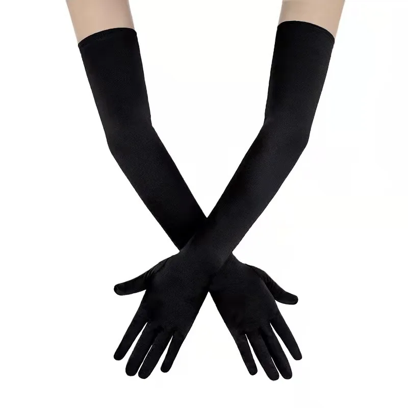 Women's Evening Party Formal Gloves Long Finger Mittens for Events Activities