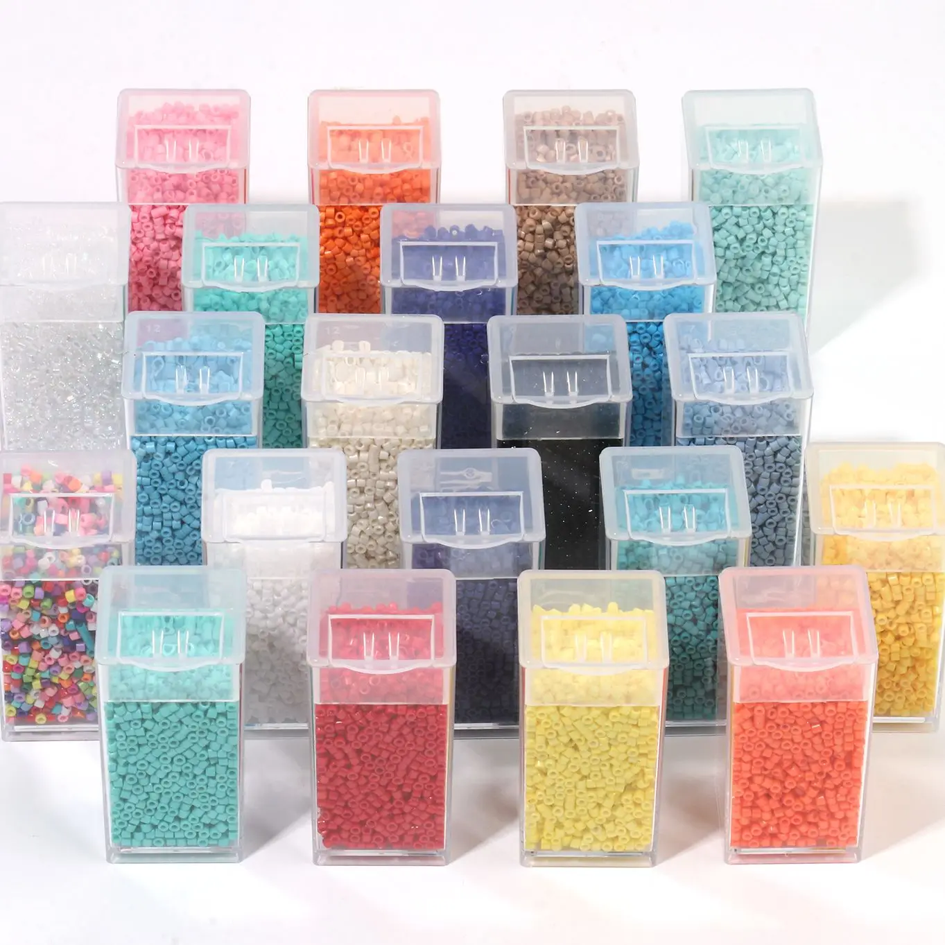 Japanese Glass Seed Loose Beads 1000/3000pcs/box 2mm 34Color Round Spacer Bead For Jewelry Making DIY Bracelet Craft Accessories