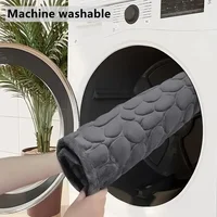 Tapis de Bain en Relief 3D Antidérapant, Produit Absorbant, Lavable en Machine, vaccage Rapide 5