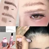 Tint Eyebrows Cream Water Eyebrow Pencil Hairline 2IN1Waterproof Natural Black Brown Ink Press Wild Eyebrow Enhancers Pen Makeup 1