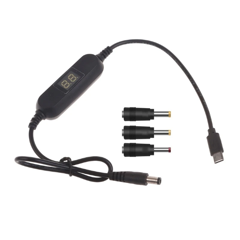 Adjustable USB Voltage Booster Cable With LCD Display - Step Up Converter For Low-Power Devices (Under 10W) - View #11