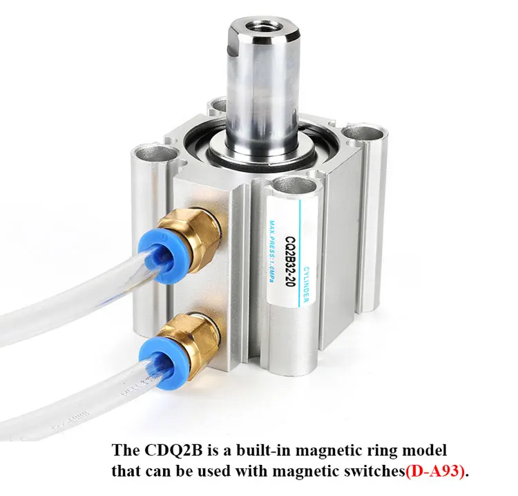 Cilindro Compacto Fino CQ2B12 CQ2B16 CQ2B20 CQ2B25