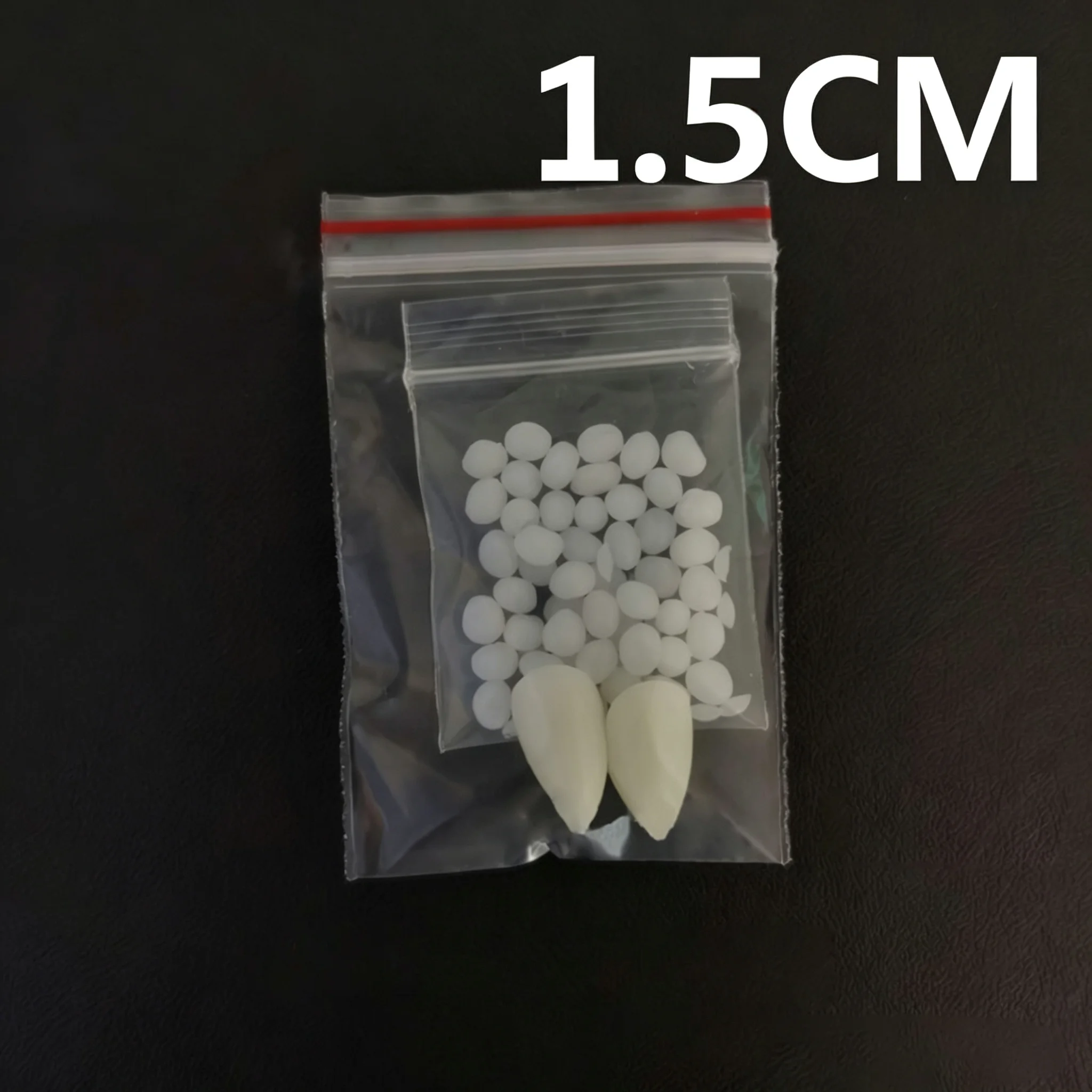 Spooky Vampire Fangs Resin Dentures for Halloween Cosplay & Party Decor