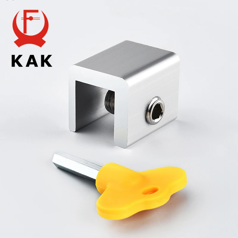 KAK Adjustable Window Lock Stopper Safety Locks for Kids and Pets Anti-theft Door Lock Non Punch Sliding Window Hardware