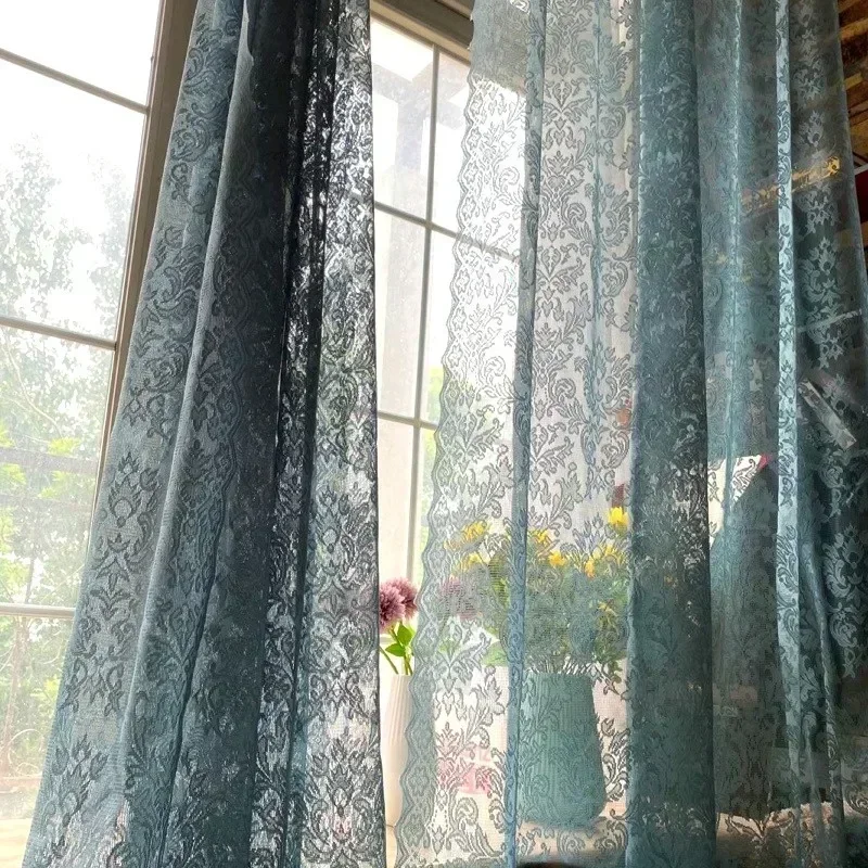 

21121-XZ-градиентная Цветовая Печать Вуаль в скандинавском стиле серые окна современные занавески для гостиной Тюль прозрачная ткань Rideaux