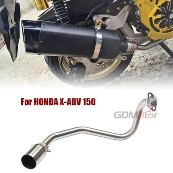 Slip On For Honda X-ADV X ADV 150 ADV150 System Motorcycle Exhaust Escape Modify Muffler Front Middle Link Pipe