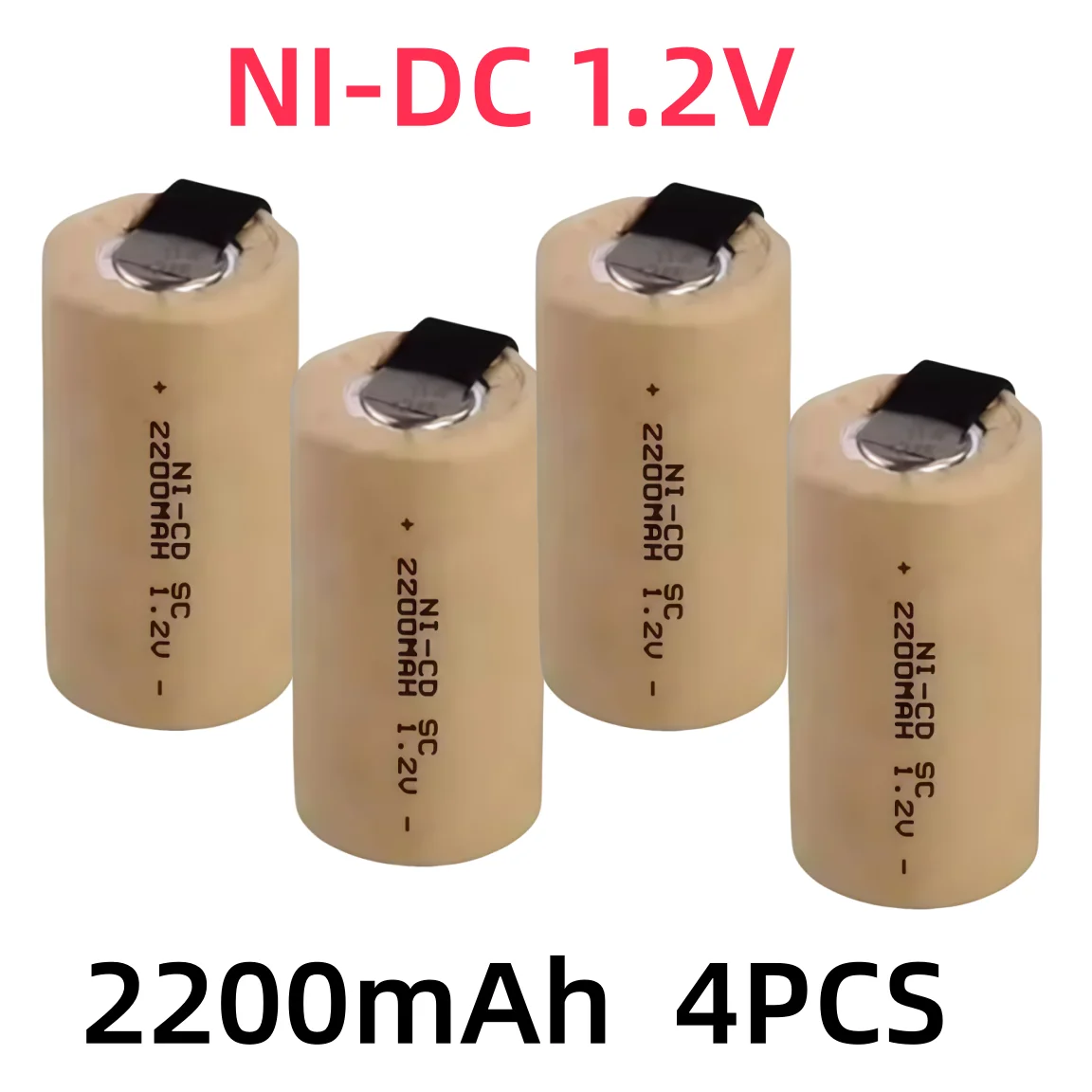 4PCS battery