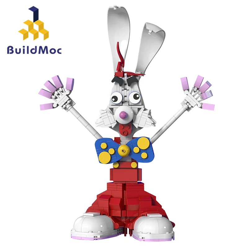 Moc-152858 Roided Rabbit Thriller Animated Classic Cartoon Characters Brick Toys Regalo Di Natale Di Compleanno Per Bambini