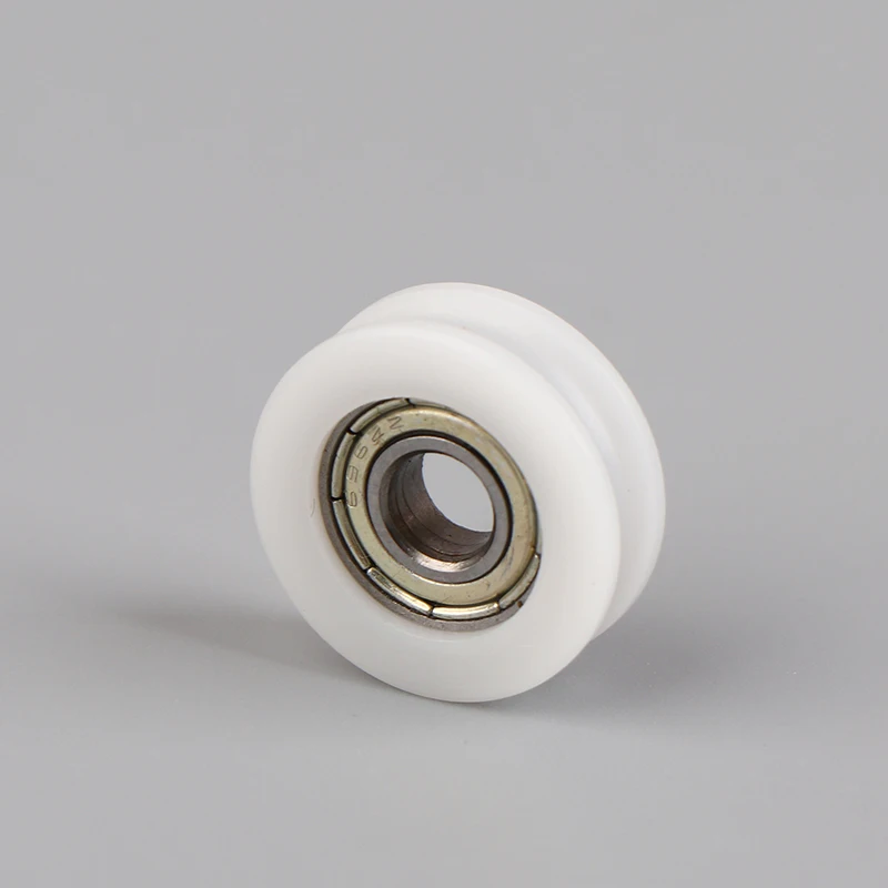 Moving Door And Window Slide Wheel 626 Bearing Pulley 6*22*7MM Planar Wheel U-shaped Groove Nylon Pad