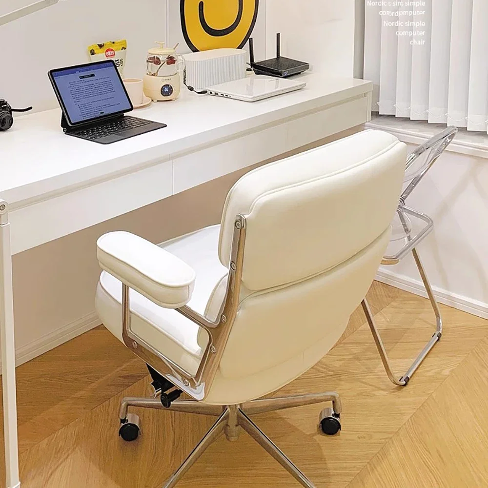 Mobile Trendy Office Chair Swivel Nordic Simple Modern Game Chair Personalized Portable Chaise De Bureaux Office Furniture 6