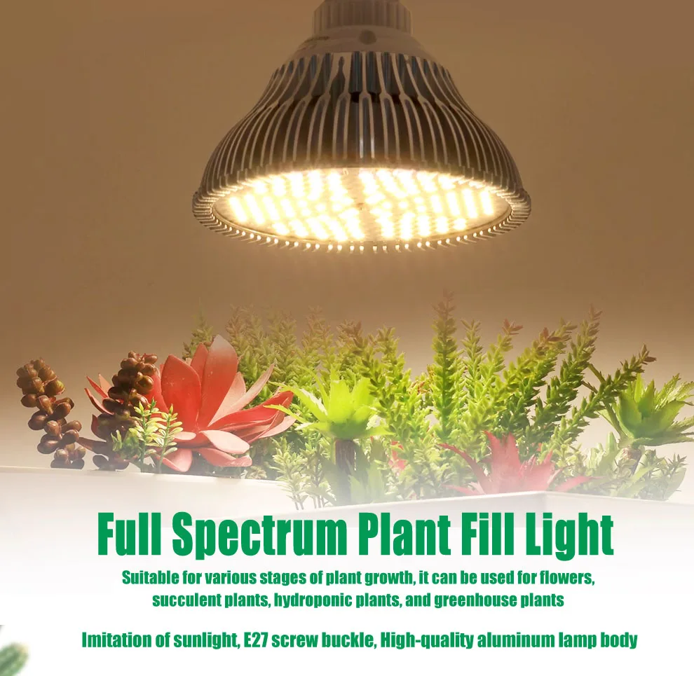 Description Picture 2 of itemLED Plant Supplementary Light E27 Greenhouse Seedling 85-265V Grow Lamp And Succulent Light Bulb Full Spectrum Imitation Of Sun
