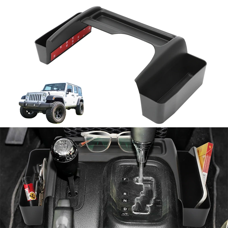 

Gear Shift Storage Box Stowing Tidying Car Interior Modification Parts for Jeep Wrangler JK 2012 2013 2014 2015 2016 2011-2018