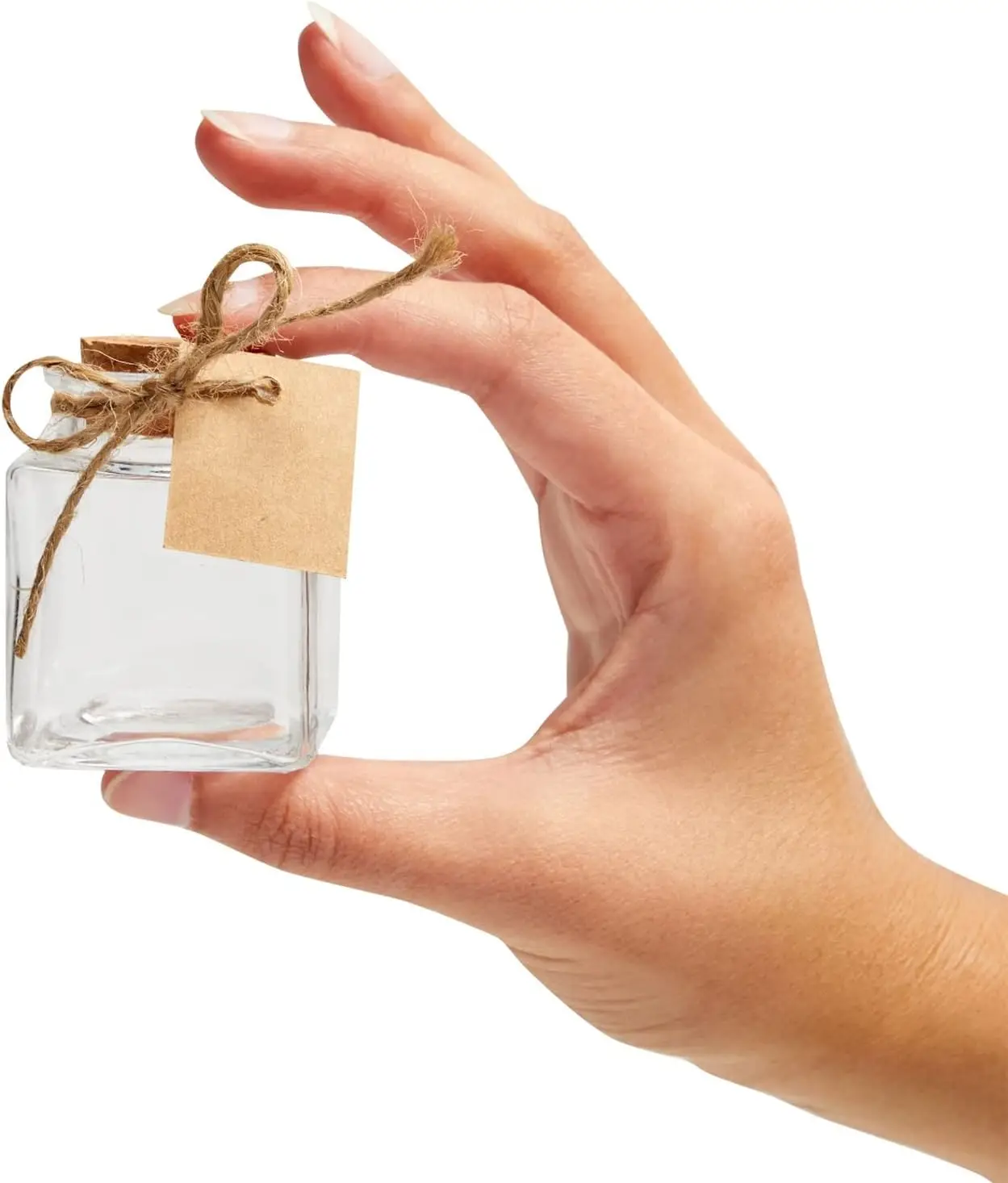 Mini Glass Jars with Cork Stoppers, Small Jars with Cork Jars for Gift Favors, Spices, Herbs, Glitter, DIY Crafts 5