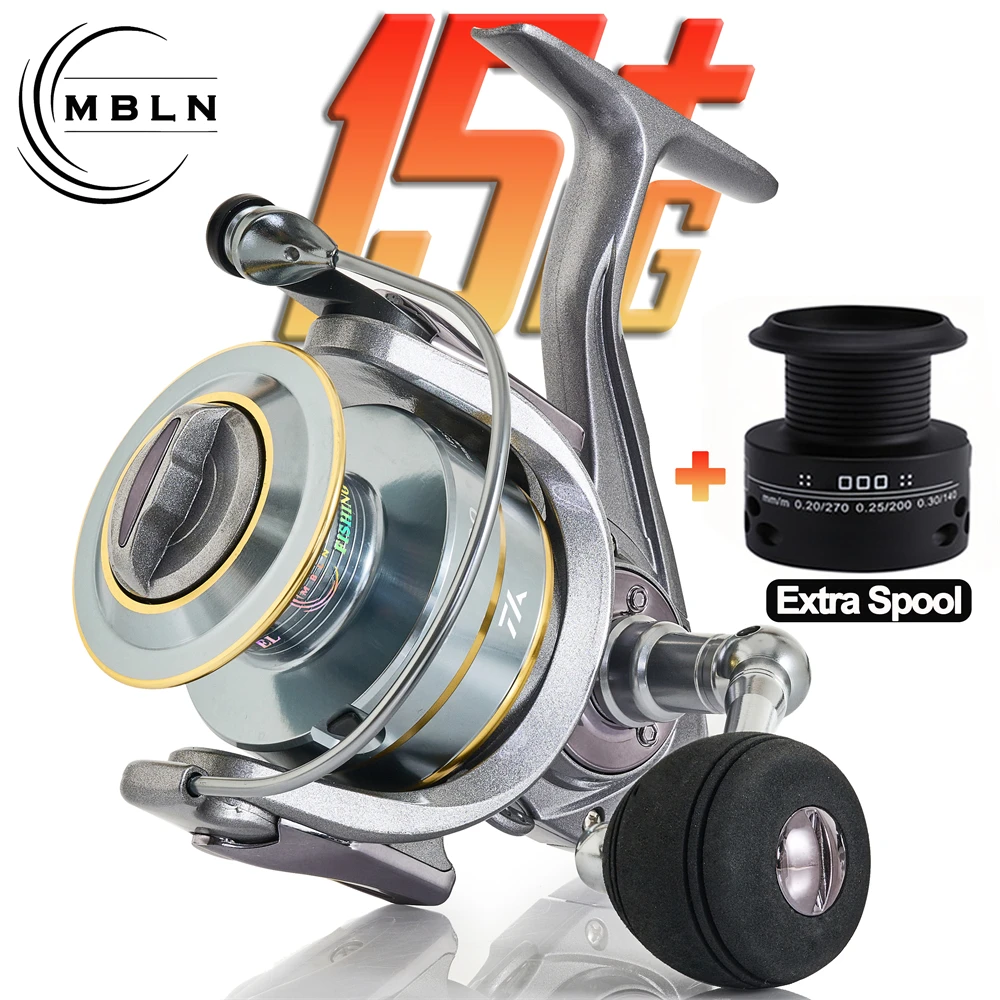 VWVIVIDWORLD-High-Quality-Saltwater-Fishing-Reels-Double-Spool-Spinning ...