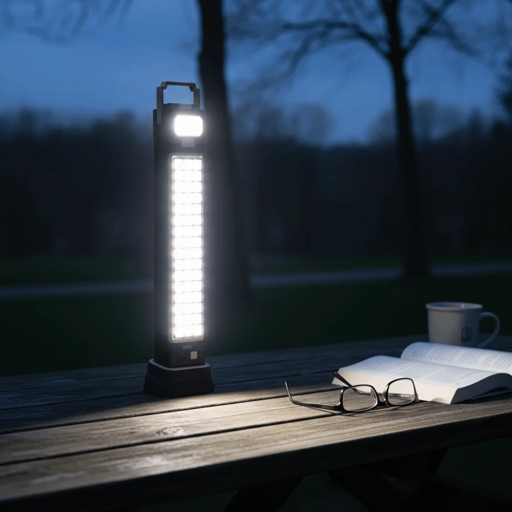 파워뱅크 다기능 태양광 램프 마그네틱 베이스 USB 충전식 비상등 SMD LED COB LED 캠핑 랜턴 COB LED