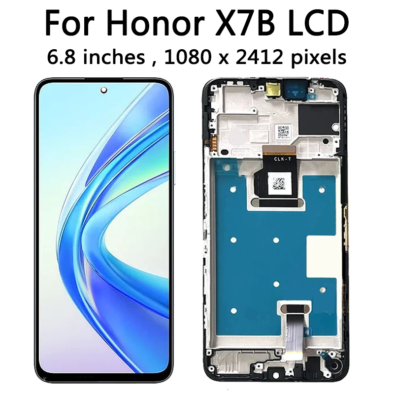 CLK-LX1, CLK-LX2, CLK-LX3 Display Replacement For Huawei Honor X7b LCD X7B Display LCD Display Touch Screen Digitizer Assembly