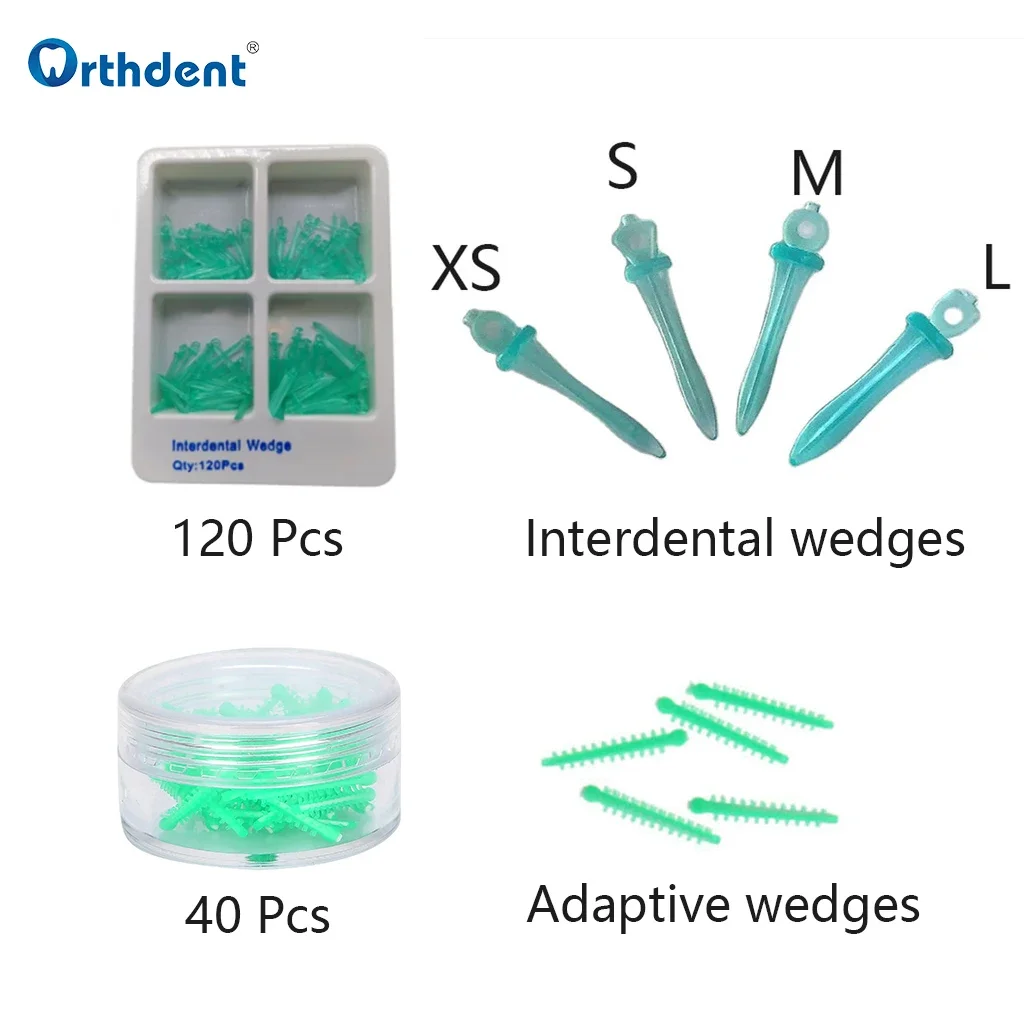 

1 Box Dental Interdental Wedges Dentistry Adaptive Wedge Autoclave Medical Silicone Sectional Matrix System Dentist Materials