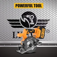 LYUWO 140MM Electric Circular Saw Rechargeable Household Hand Saw Multifunctional Cutting Machine Compatible With Makita Battery 2