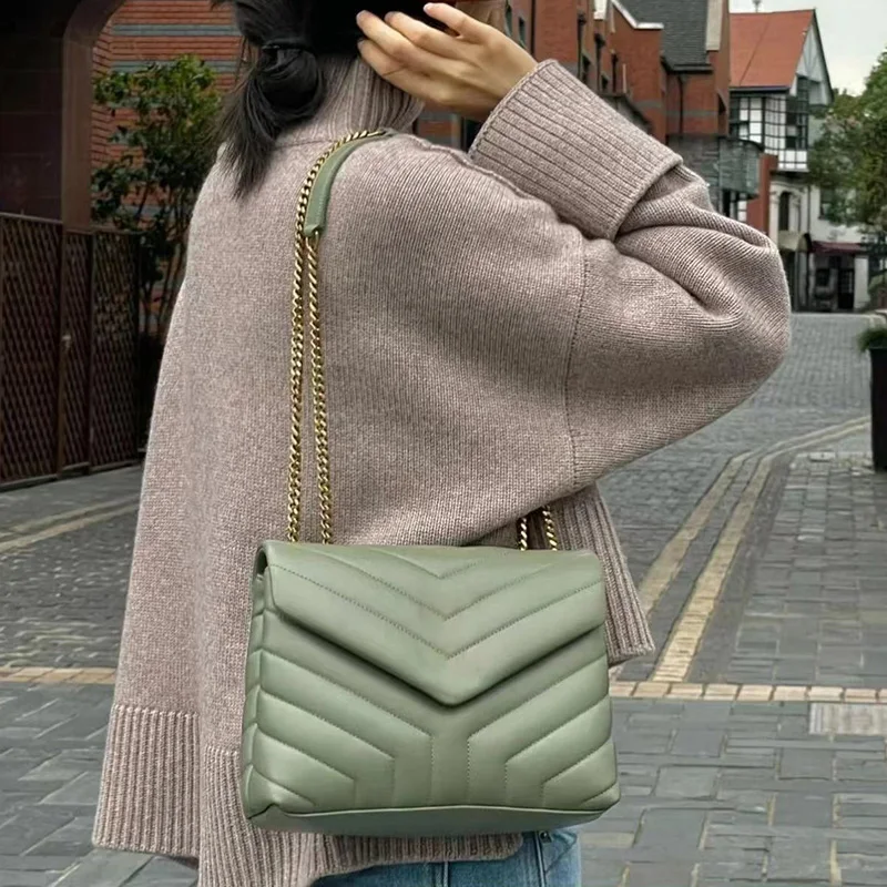 Luxury goods [1-1] Top replica genuine leather bag for women 2024 designer fashion shoulder bag square crossbody bag