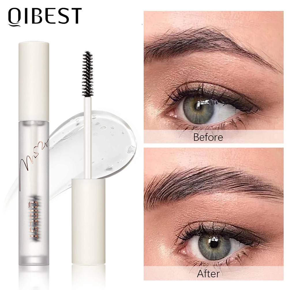 QIBESTEyebrowgelTransparentBrowsWaxWaterproofLongLastingWith