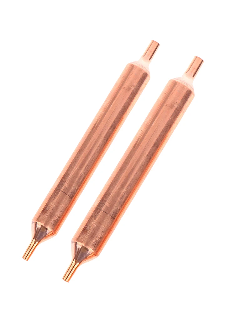 【LM】1pcs Refrigerator Filter Dryer 19mmx130mm For Refrigeration Copper Filter Drier Single Tube Filter Refrigerator Accessories