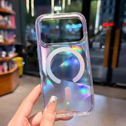 Luxury Neon Gradient Phone Case with Four - Corner Anti - Knock Protection - iPhone Air (Purple blue)