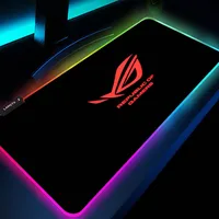 City Asus Rog Mouse Pad Rgb Backlit Mat Republic of Gamers Mouse Mat Pc Accessories Led Mouse Pads Gaming Play Mats Mesa Gamer - Image 2