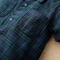 Newborn Baby Boy Jumpsuit Short Sleeves Plaid Gentleman Romper with Bow Tie Summer Fashion One Piece for Toddler 0-18Months 4