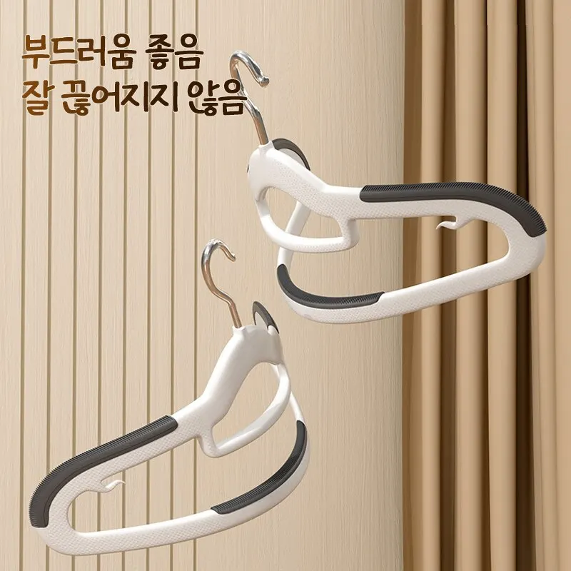 Clothes Hanger 10PCS Non-slip Dormitory Bedroom Special Storage No Trace