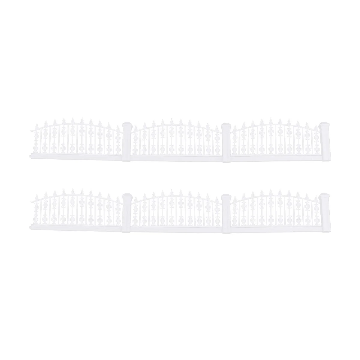 

Miniature Fence Long Picket Fence Decorative Fence for Miniature Garden Bonsai Terrarium Ornaments 1M