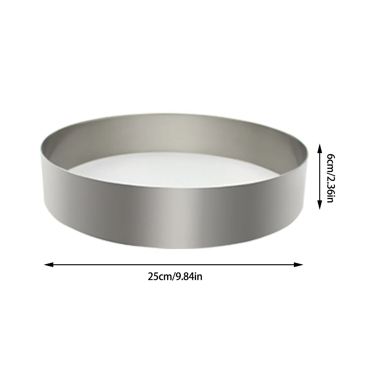 Cake Mould Ring Stainless Steel Cake Mousse Ring Baking Tool Birthday Wedding Decor Tools Kitchen DIY Fondant Mold 1Pc