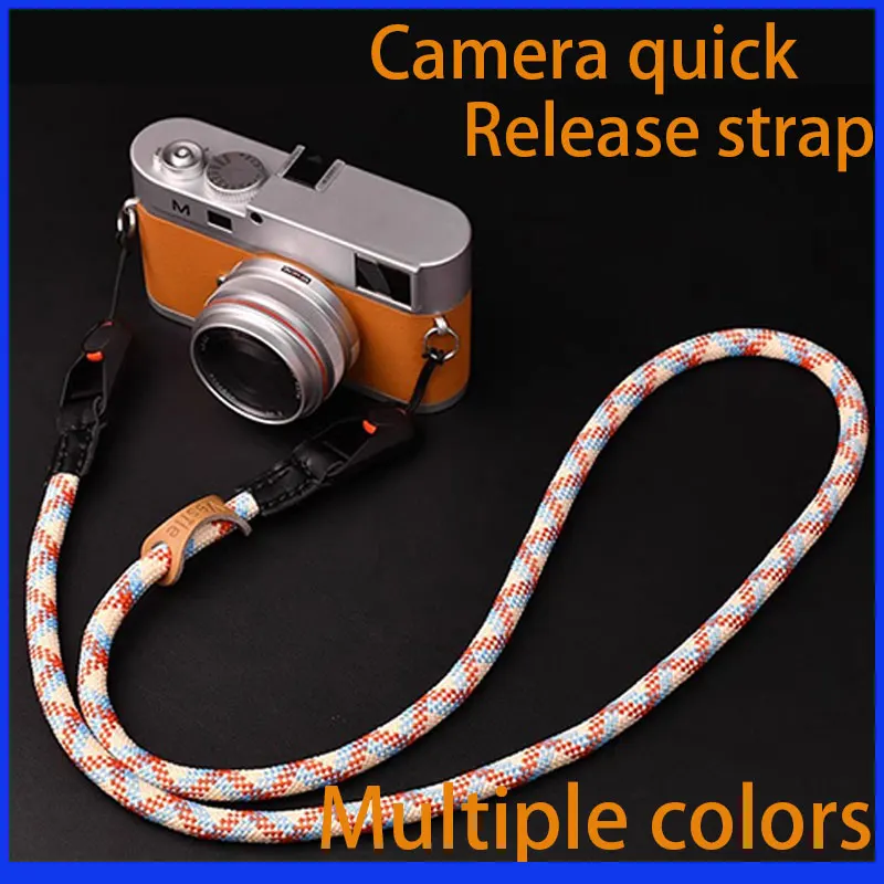 Cinghie per spalla a sgancio rapido rapido per fotocamera Cintura universale per Leica Canon Fuji Nikon Olympus Panasonic Pentax Sony DSLR SLR