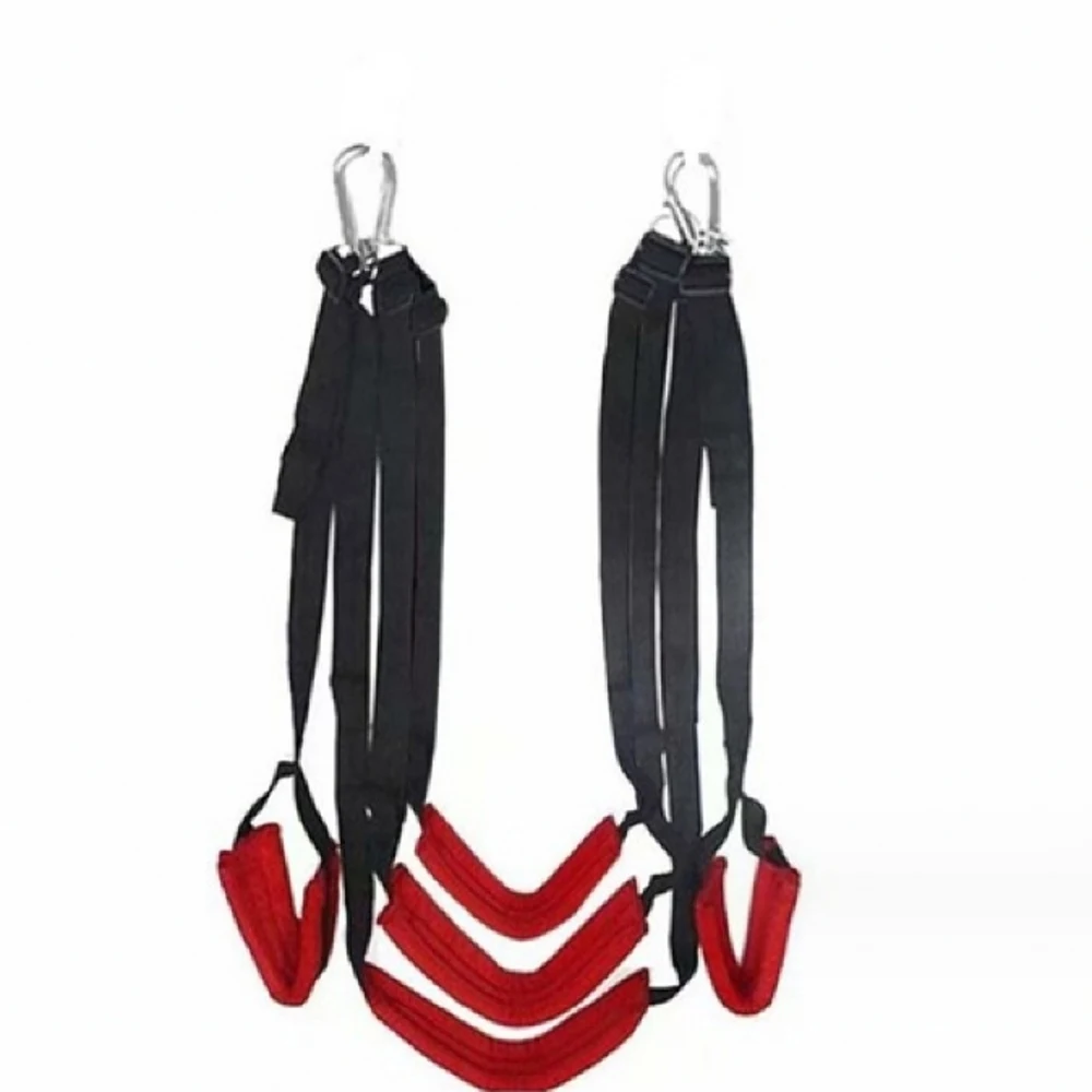 Adult sex toy swing iron frame, sex toy swing tripod, black adult binding accessory, hook