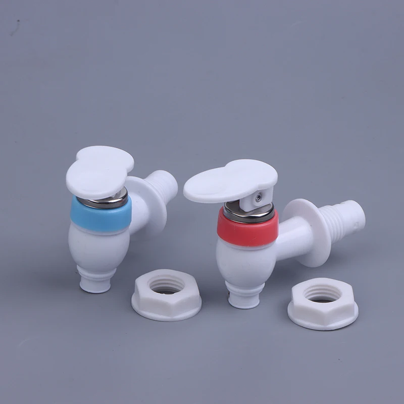 Push Type Plastic Water Dispenser Faucet Home Essential Drinking Fountains Parts Tap Replacement 1pcs bathroom faucet water tap faucet beverage faucet