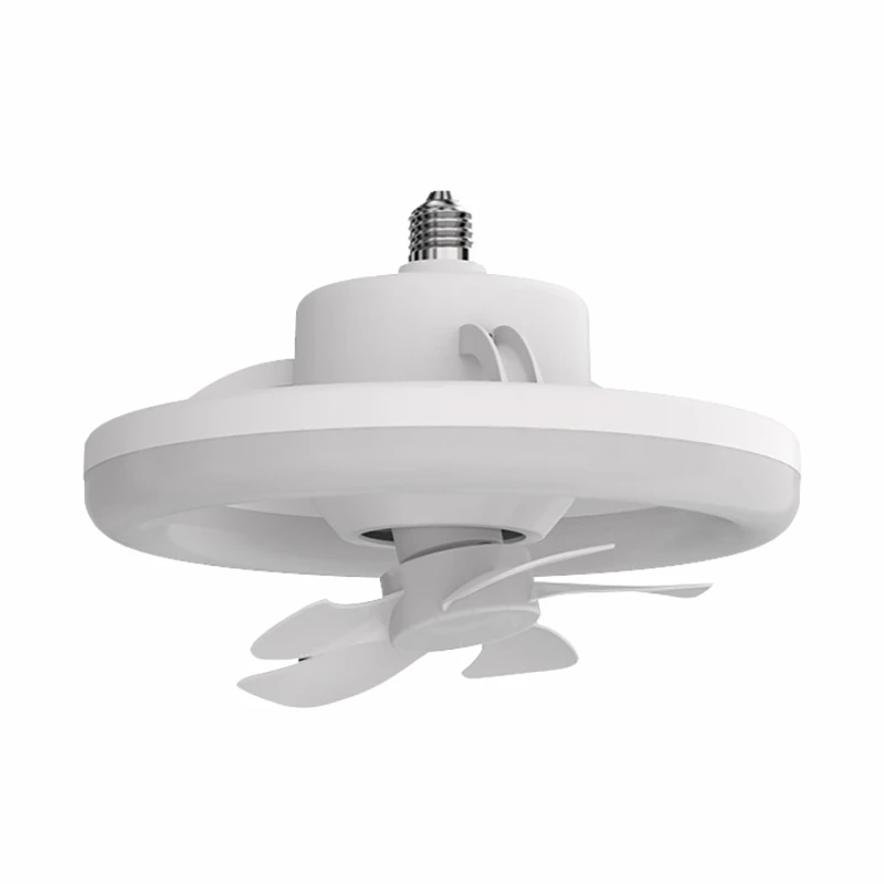 Ceiling Fan 48/60W Lighting Lamp E27 Converter Base Remote Control 3 Speeds 360&deg; for Bedroom Living Home