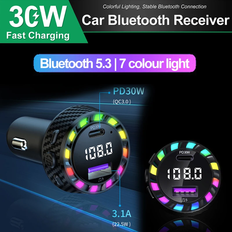 Car Bluetooth Transmitter Wireless Audio