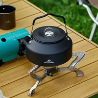 1.4L Camping Stovetop Teapot with Handle Ultralight Coffee Water Kettle Metal for Outdoor Travel Camping Cooking 3