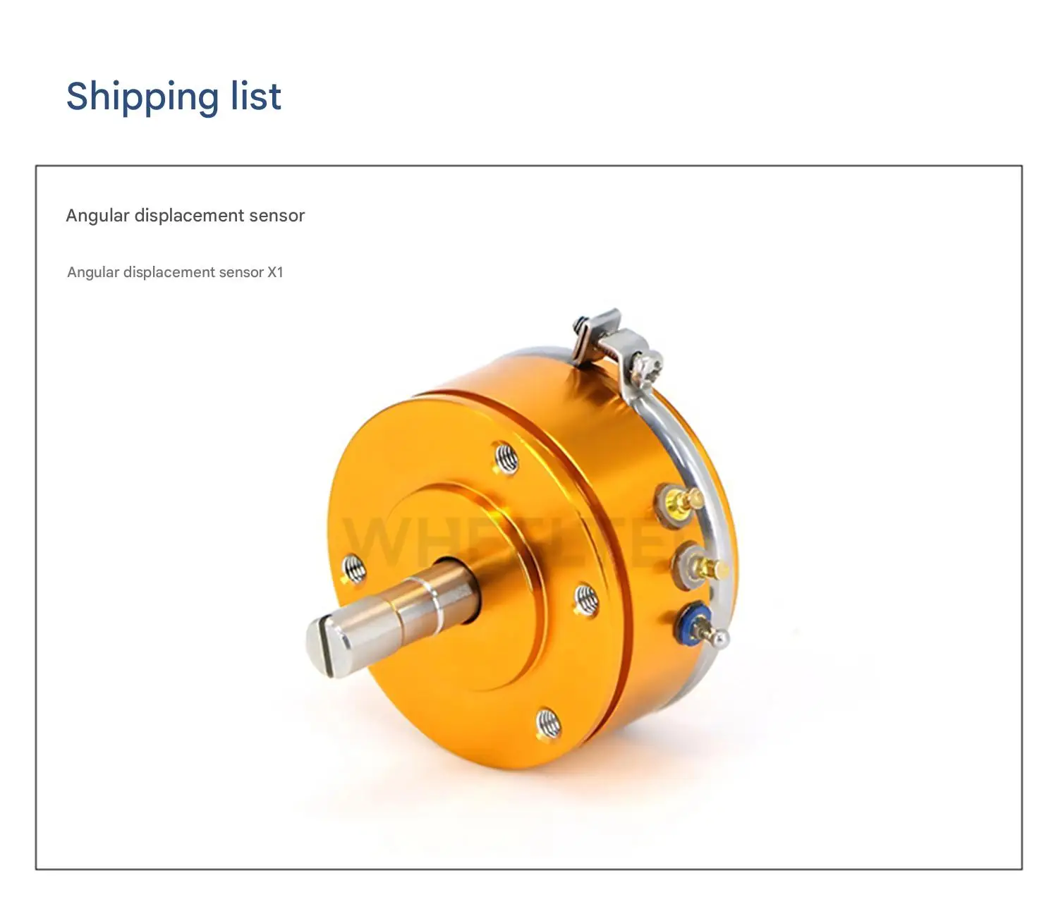 WHEELTEC WDD35D4 angular displacement sensor, absolute angle output, infinitesim