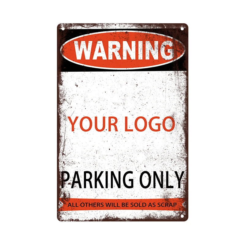 Retro Wall Tin Sign Parcheggio Personalizzato Solo Ford Motor Targa Vintage Per La Tua Auto Moto Garage Garden Yard Wall Decor