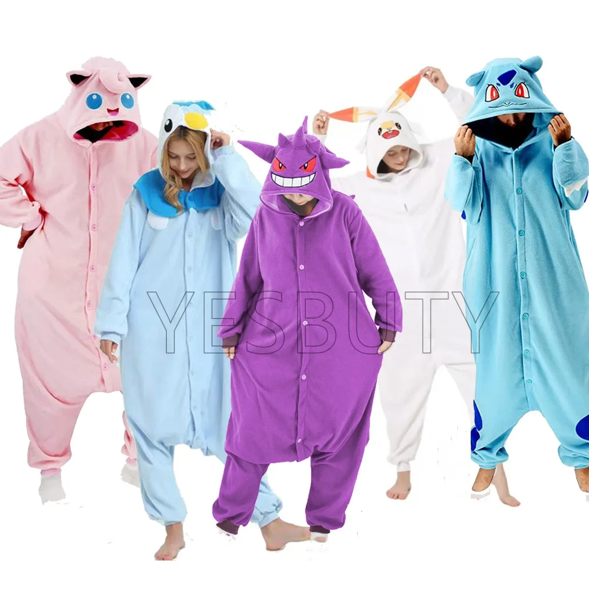 Adults Penguin Onesie Turtle Rabbit Kigurumi Cosplay Costume Pajamas Christmas Anime Sleepwear