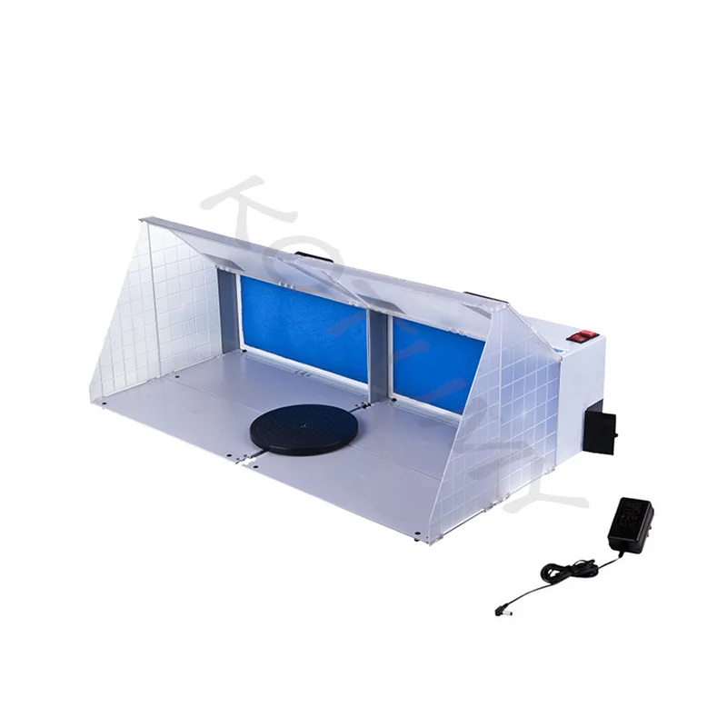 Paint Booth for Model Crafts Painting Sturdy Spray Booth Exhaust Fan Baking Paint Sealing Fan