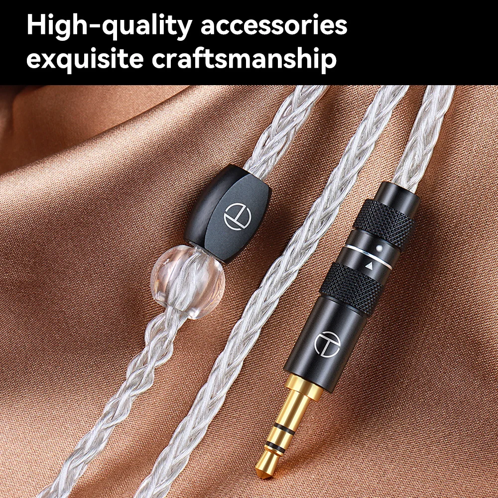 Trn Hifi Conector de Cabo de Atualização Núcleo tn Alta Pureza Oxigênio Cobre Prata Substituível Design Plug Trn vx Pro Zs10 V90 - Image 2
