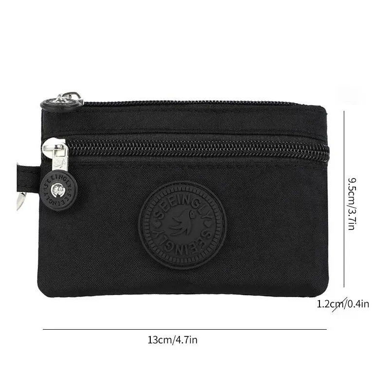 Coin Purse Trendy Simple Mini Zipper Key Bag Fashion Portable Layered Storage