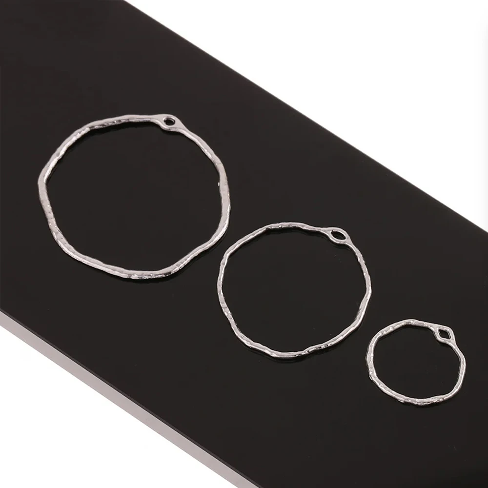 코디 얼 디자인 100Pcs 44MM 36MM 22MM 쥬얼리 액세서리/귀걸이 결과/손으로 만든/아연 합금 부품/둥근 모양/보석 만들기