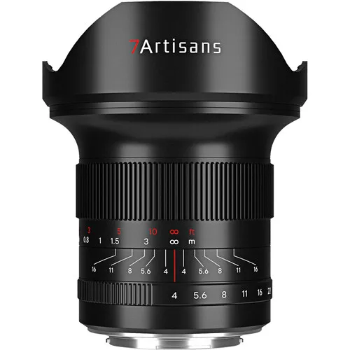 7artisans 7 아티산스 15mm F4 MF 광각 풀프레임 렌즈 최소 초점 거리: 16인치