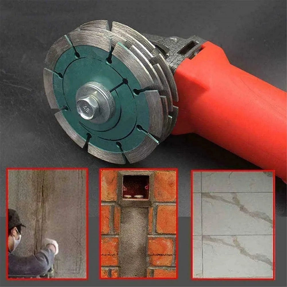 

Practical Angle Grinder To Grooving Machine Adapter M10 M14 For Type 100 Angle Grinder Polisher For Walls Bricks
